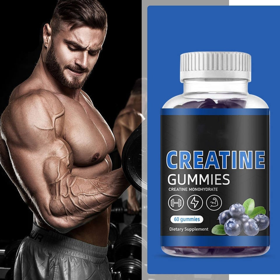 Creatine Gummies 60 Capsules Bottle