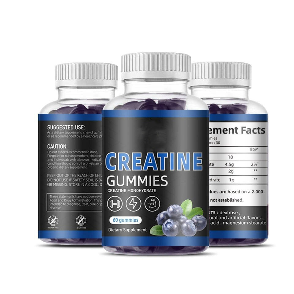 Creatine Gummies 60 Capsules Bottle